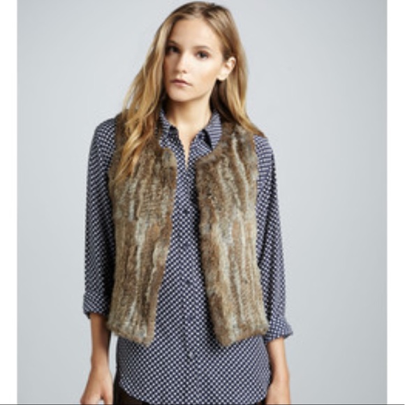 525 America Jackets & Blazers - NWOT 525 America Women’s Rabbit Fur Vest